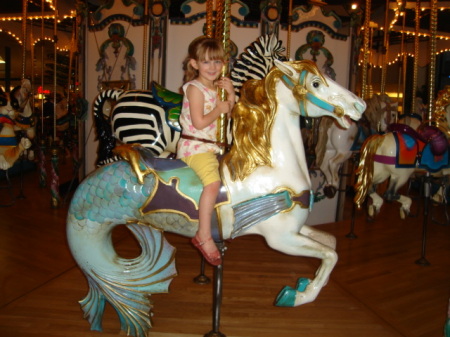 Rebecca on a Mermaid Horse