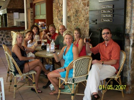 With friends in St.Thomas V. Islands