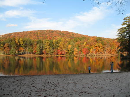 Smaller lake Disheroon at Big Canoe