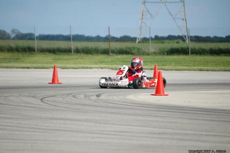 Alex SCCA autocross, 2nd event, 7yrs old