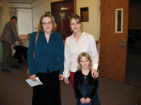 Dawn Russell,her daughter Brianna & me