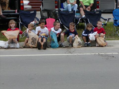 Our kids on 4th of July & cousins