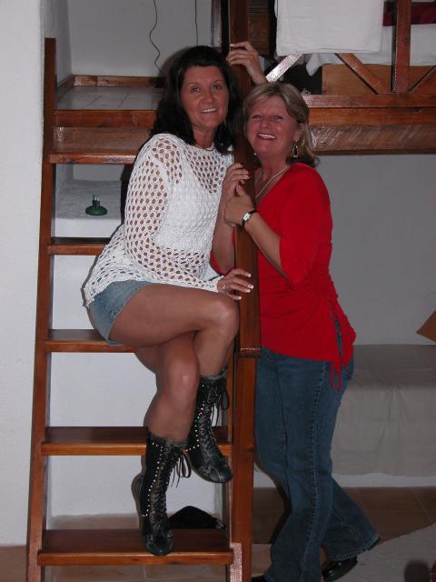 sherry n karen (in greece)