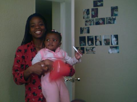 alonna and mommy