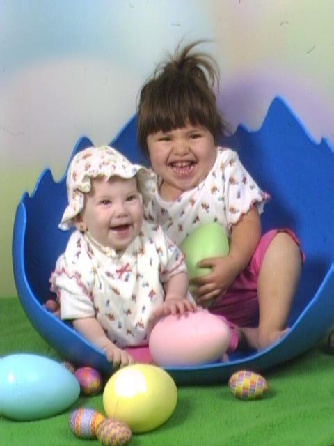 Judianna and Jolene-Easter 2002!