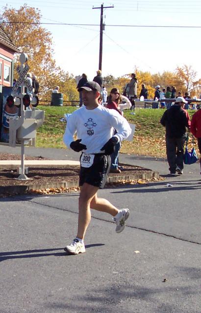 Bob at Harrisburg Marathon 2005