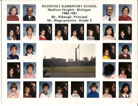 Roosevelt school pictures from 1977-1981