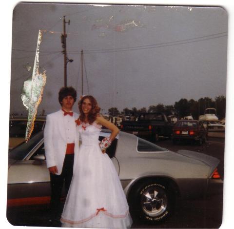 Steve Whymer and Date 1983 Prom