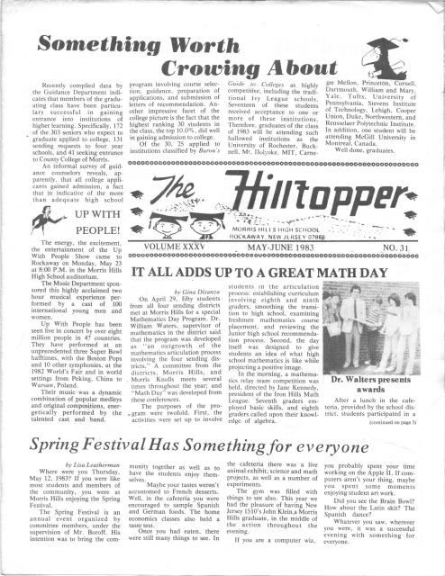 The Hilltopper May-June 1983