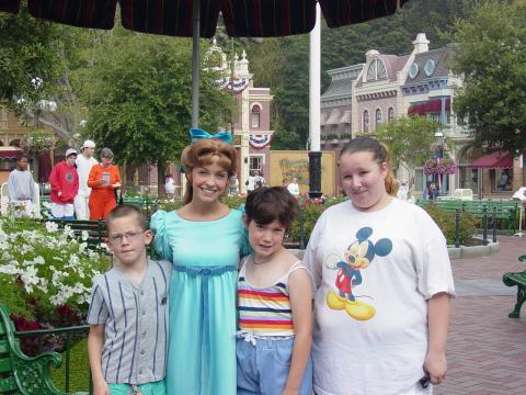 The kids with Belle