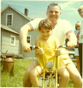 Me & Grandpa (My first Mini Bike)