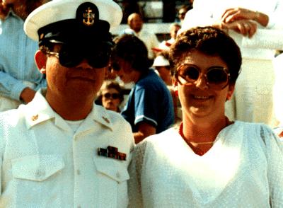 Debbie and I at the Kentucky Derby, 1988