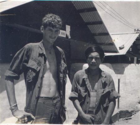 Me and Hippy (ARVN scout)