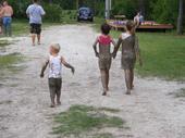 Muddy grandkids