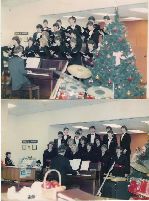 Show Choir June 1985 Nicholas County Bank
