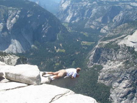 Half Dome, the diving board