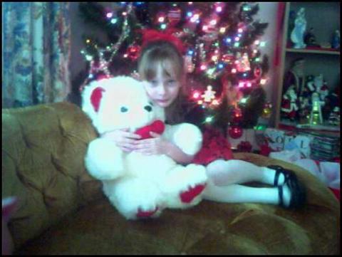 Lauren and Christmas Teddy