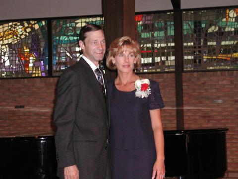 Jeff & Julie (the twins) at the wedding