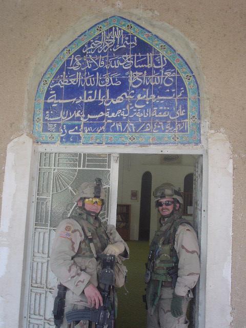 my honey in Iraq, on missions