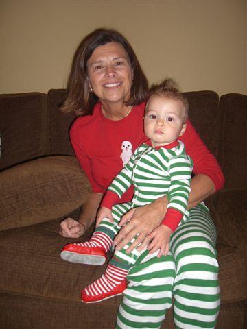 Slaten & Me in PJ's