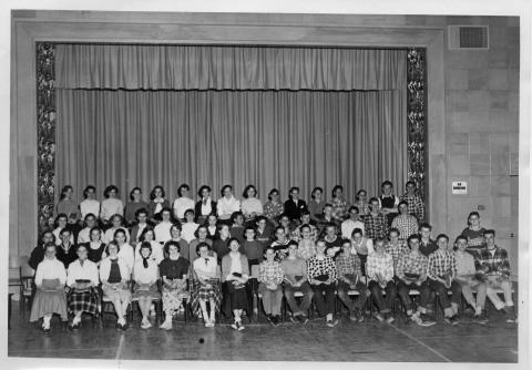 Grades seven and eight 1952 and 1953.