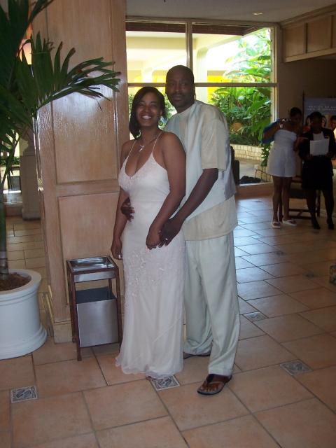 Newlyweds in Jamaica