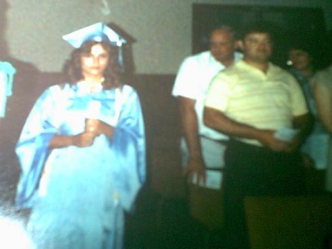 Teresa at graduation