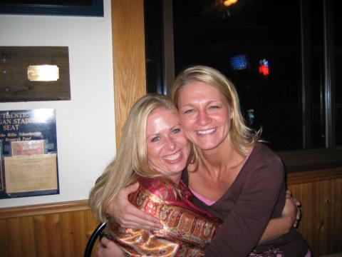 Sheila and Heather at Jerry's Pub - Post Reunion Night