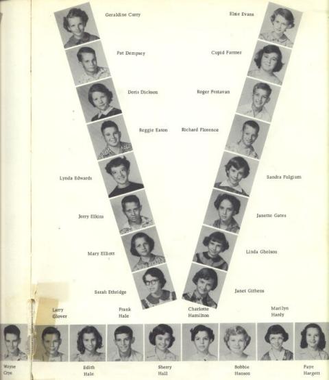 Vivian Class of 1961 from 1955 THE WARRIOR Plus