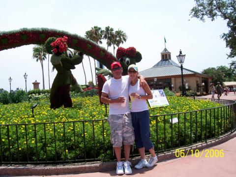 Troy and I at Epcot