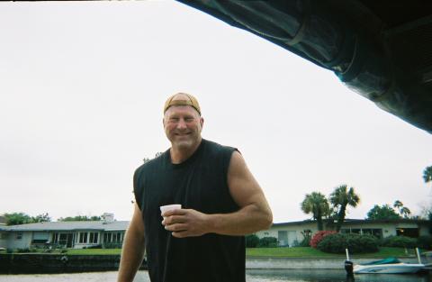 Jim on boat-Crystal River, FL