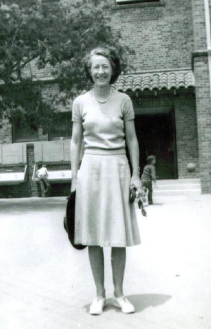 Grace Symons, 4th,5th grd teacher, 1947