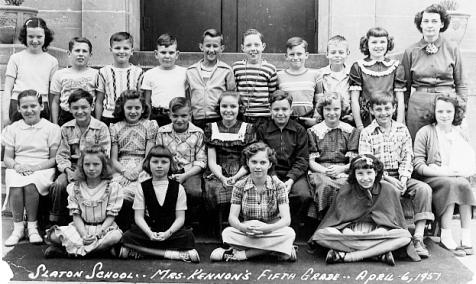 WF SLATON - SAMMY'S 5TH GRADE CLASS MRS. KENNON APRIL 6, 1951