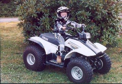 tyler in back yard