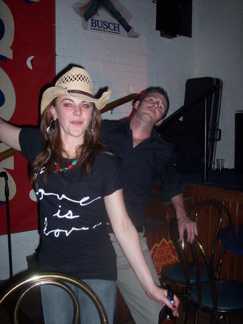 me andLyndsey fella busting a move 2007