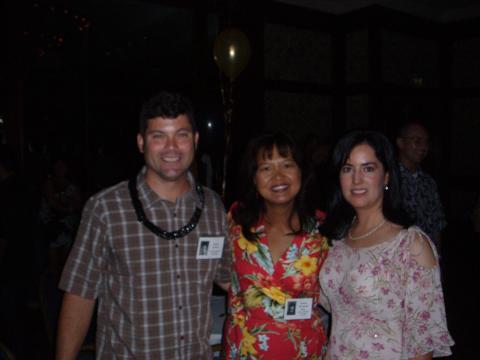 Kenny Carreon, Maricar deGuzman, and Karen McFarland