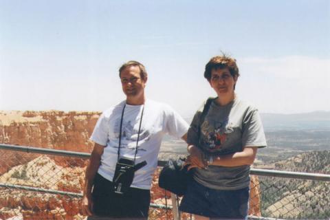 Roz & Tom @ Grand Canyon 2002