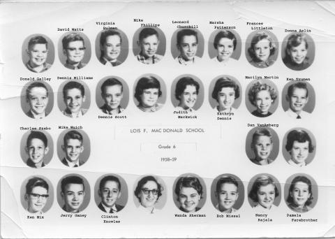6th grade 1958-1959