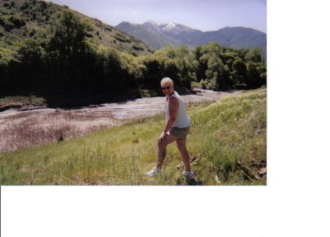 Cathy in Provo canyon