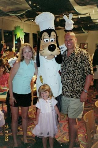 The family at Disney