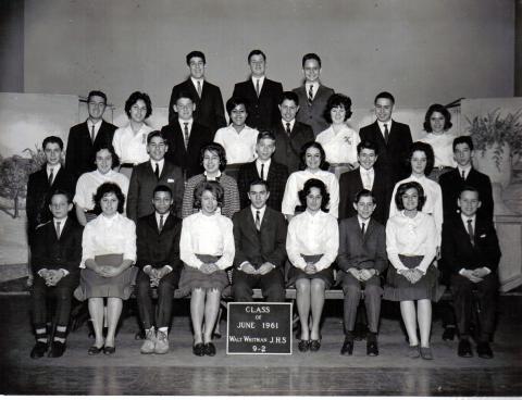Walt Whitman Junior High School Class of 1961 Reunion - Class of June 1961 9-2
