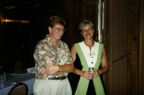 Diane and Cheryl at the 25th