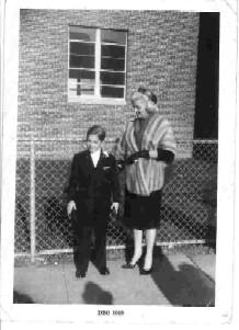 Tom and Mother  First Holy Communion