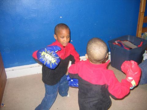 the boys boxing