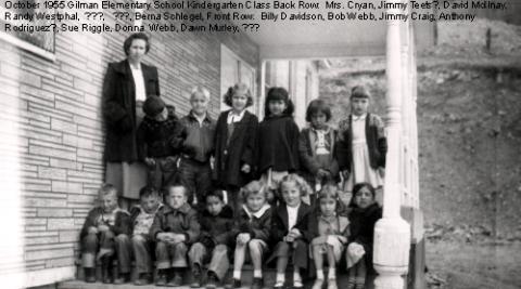 Oct. 1955 Gilman Kindergarten