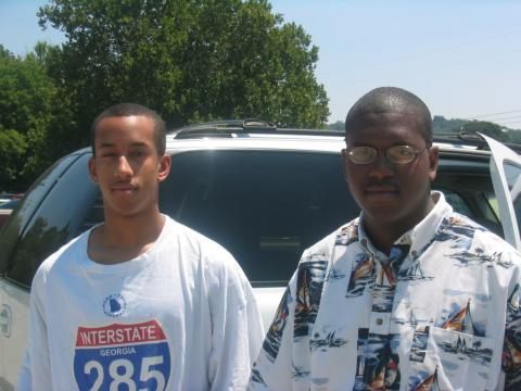 Tristan and Rapheal first Day in college 8.09.04