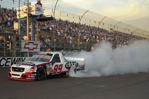 Victory burnout after 2nd win in Phoenix