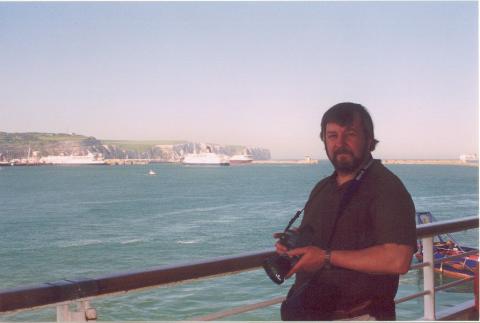 ken at the white cliffs of Dover