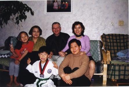 Myoung Shin's family