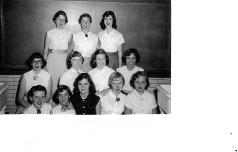 Home Ec class 1954